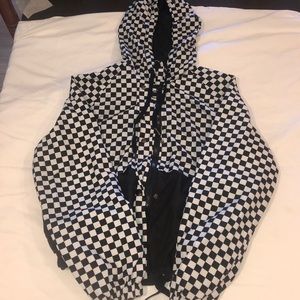 Checkered Windbreaker